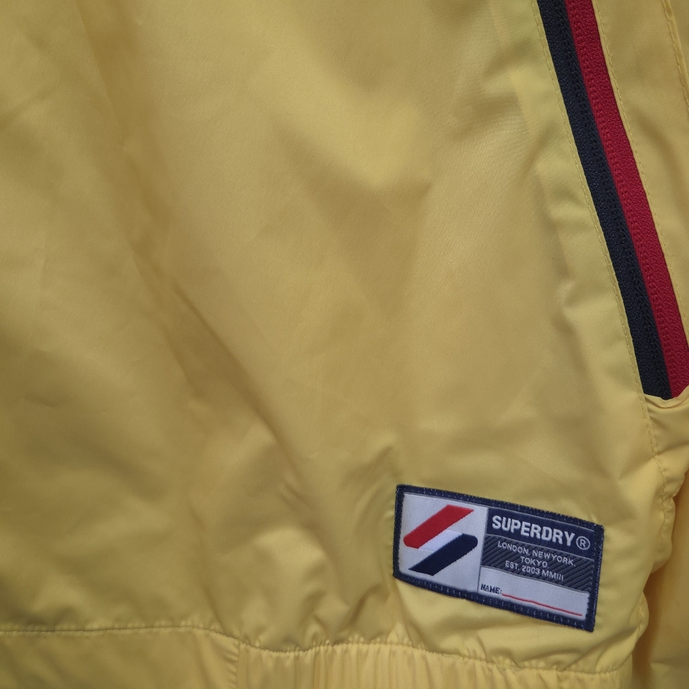 Superdry Sportstyle Balaclava Yellow Hooded Jacket Coat Plus Size 2XL - Picture 7 of 16